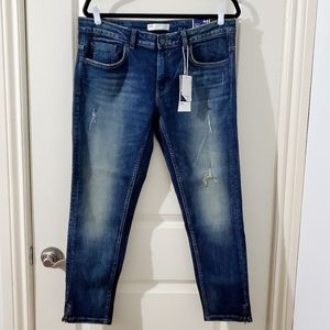 NWT Zara Skinny Mid Rise Jeans